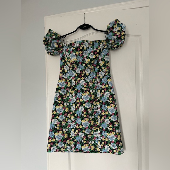 Maje size 1 off the shoulder floral mini dress as seen on “Emily in Paris” - Picture 1 of 1